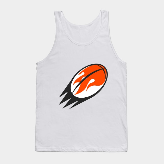 Fire Tennis Ball Tank Top by MNPDdesigns